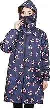 jojofuny Kithen Working Clothes Sun Block Overclothes Mask Overalls Durable Working Clothes Assorted Color Overclothes Overalls Waterproof Aprons Cherry Printed Overclothes