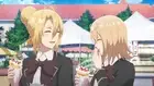 Anime girls screenshot school uniform long hair blonde Playmat Game Mat Desk
