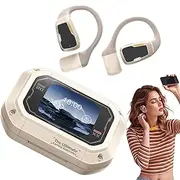 Outside The Ear Headphones | Wireless Rechargeable Headphones | Rechargeable Wireless Open Ear Buds | Wireless Outside The Ear Earbuds | Over The Ear Headset for Sports, Running & Travel