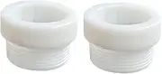 JILINWEI 2Pcs Pool Umbrella Stabilizer Adapter,Threaded Adapter Sleeves ONLY Fits for 1 3/4" Aquastar Pool Umbrella Insert