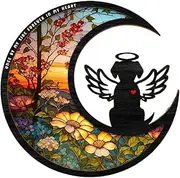 Angel Dog Personalized Commemorative Light Catcher, Pet Commemorative Light Catcher, Suncatchers for