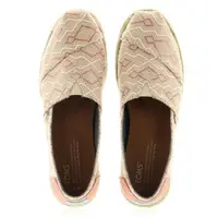 在飛比找蝦皮購物優惠-全新正品 TOMS  編織平底粉色女鞋氣質款US6