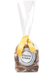 Rococo A Chattering of Chickens Chocolates 150g, Rippled Milk and White Chocolate and Filled With a Thick and Creamy Hazelnut Praline 150g