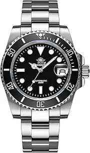 [ADDIESDIVE] 41 MM Dive Watch Automatic Watches for Men Sapphire Glass 200 M Waterproof BGW9 Luminous Analog Multicolor