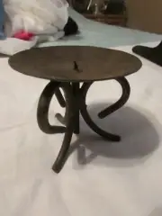 Metal Short Stack Candle Holder