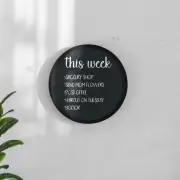Canterbury 12" Round Wall Mounted Magnetic Chalkboards for Home or Business w...