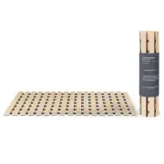 Faux Bamboo Bath Mat, Non-Slip Safety Lining, Bamboo Shower Mat, Waterproof, ...