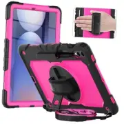 for Galaxy Tab S10+ Plus Case/Tab S9 FE+ Plus Case/Tab 12.4 inch Black + Rose