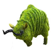 Artificial Topiary Animal Rhinoceros Boxwood Topiary (Various Sizes) Copy - 100cm Tall