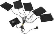 1 PC Clothes Heater Heating Pad Cover Heating Pads for Cramps Belt Back Heating Pad Seat Graphene USB Heating Pad Electric Neck Menstrual Heating Pad Grommet Pet Black Carbon Fiber