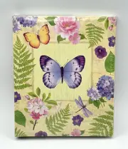 Butterfly Journal Book Passwords Floral 192 Writing Pages Hardcover New Wrapped