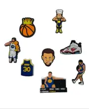 CURRY Basketball Shoe Charms Shoe Decorations 8Pcs