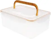 Ciieeo Breast Milk Storage Box Fridge Organizer Bins Freezer Container Refrigerator Bins Breast Milk Organizer Freezer Food Organizer Freezer Bin Milk Bags Transparent Plastic