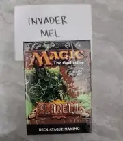 Magic The Gathering PORTUGUESE Scourge Max Attack Theme Deck NEW MTG Grn blk NEW