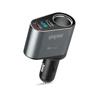 Aluminium Alloy 3 in 1 3.1A Smart Dual USB Car Charger for Mobile Phone BLACK COLOR