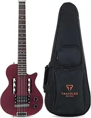 Taveler Guitar EG-1 Studio (Satin Red) w/Deluxe Gig Bag
