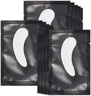 Eye Pads for Eyelash Extension Eyelash Pads Eyelash Extension Pad Eyelash Colouring Pad Eyelash Lifting Pad Eye Gel Patch for Eyelash Extensions 50 Pairs (Willowleaves Black)