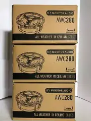 Brand New Monitor Audio AWC280 All-weather in-ceiling speaker x 3 units