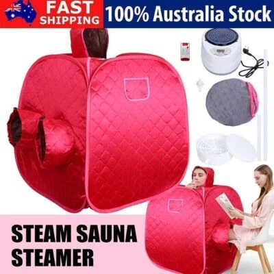 Portable Steam Sauna Tent Slimming Skin Spa Home Salon Steamer Tent for 2 People