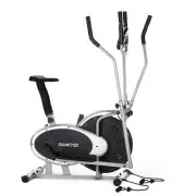 NNEDSZ 3-in-1 Elliptical Cross Trainer Exercise Bike with Resistance Bands