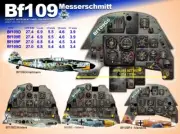 Bf109 MESSERSCHMITT COCKPIT instrument panel CDkit