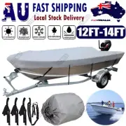 12ft-14ft Heavy Duty Marine Grade Tinny Open Boat Cover Fishing Boat Protector