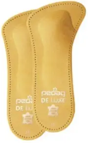 Pedag 123 De Luxe 3/4 Leather Orthotic with Metatarsal Pad, Longitudinal Arch Su