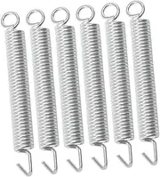 GOOHOCHY 6Pcs Electric Guitar Tremolo Bridge Springs Durable Clad Springs for Electric Guitar Replacement Parts Lightweight for Musicians
