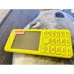 NOKIA 206 GSM雙卡機，絕版品，當時台灣未販售版本，復古軍人機、工程師機、科學園區機。經典芥末黃