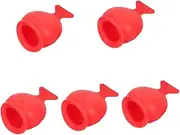 minkissy 5pcs Silicone Lip Enhancer Lip Plumper Tool Fish Plumper Device Women Beauty Tools