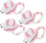 Milisten 4pcs Interactive Plush Cat Realistic Mouse Shape Teasing for Cats Durable and Adorable Pet Supplies for Indoor Play and Entertainment