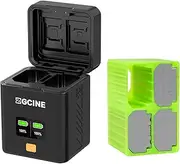 FZ100 Charging Case,USBC PD Fast Dual Charger Compatible with Sony NP-FZ100 Camera Battery with TPU Air Box