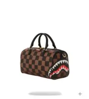 Sprayground Furrr Sharks In Paris Mini Duffle Bag