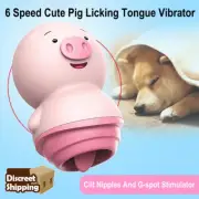 Tongue Oral G-Spot Licking Vibrator Clitoris Clit Massager USB Sex Toy For Women
