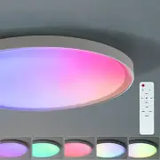 [EU Direct] 62W~65W LED RGB Smart Ceiling Light Simple Modern Bedroom Living Room Light 220V~240V Works With Bluetooth T