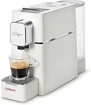 [Polti] Coffea S15W, Espresso Coffee Machine, Compatible with E.S.E. 44 mm, Tank 0.85L, Pump Pressure 19 Bar, Colour: White