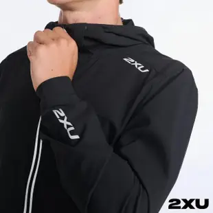 【2XU】男 Aero 運動外套(黑/反光銀)