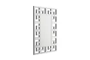 Vibe Geeks Decor Art Wall Mirror Living Room Bathroom Vanity Mirror Silver