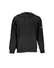 Calvin Klein ZipUp Hoodie Casual Style - Sweaters - Black -Size S
