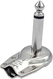 kowaku Guitar Effects Pedal Connector Board 1/4 Inch Microphone Plug for Seamless Connection, Silver