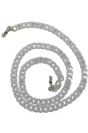 Prive Revaux Eyewear Curb Link Chain White