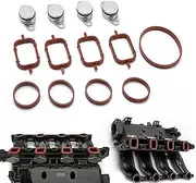 4 X 22Mm Aluminium Swirl Flap Bungs W Gaskets for BMW E46 E39 E90 320D 330D 520D 525D 530D Intake Manifold Tkyd82K Engine Intake Gasket