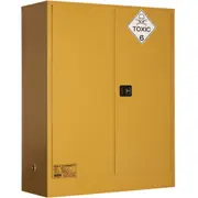 Toxic Storage Cabinet 250L 2 Door, 3 Shelf