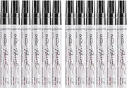 Black Paint Pens, 12 Pack Waterproof Oil-Based Paint Pen Set - Quick Dry, Permanent Markers for Rock, Stone, Wood, Fabric, Plastic, Canvas, Glass, Mugs, DIY