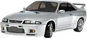 TAMIYA 300058604 1:10 RC Nissan Skyline GT-R R33 (TT-02D), Silver, Black