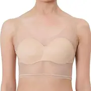 fukuske(福助) Fukuske Women's Half Cup Bra, Plain, Half Top, 1 Piece Set, Includes Cups, Padded Portion, Absorbent, Quick Drying, Seamless, Fukuske