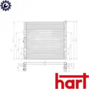 CONDENSER AIR CONDITIONING 606 100 FOR HONDA CRX/III CIVIC/Hatchback/Fastback