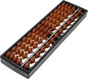 Toddmomy Portable Column Learning Abacus Tool for Arithmetic Aid for Home School Office Use Enhance Numeracy Skills Mental Arithmetic