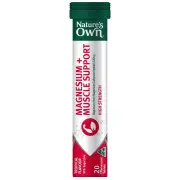 Nature's Own Magnesium + Muscle Support Effervescent Tab X 20