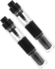 Ipetboom 2pcs Retractable Makeup Brush Soft Bristles for Liquid Foundation Powder Integrated Design for Easy Portability for Travel the Go Makeup Application